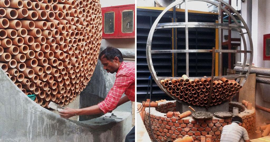 Έχετε ξαναδεί κλιματιστικό φτιαγμένο παραδοσιακά; Στην Ινδία υπάρχει και είναι εντυπωσιακό! (φωτό)