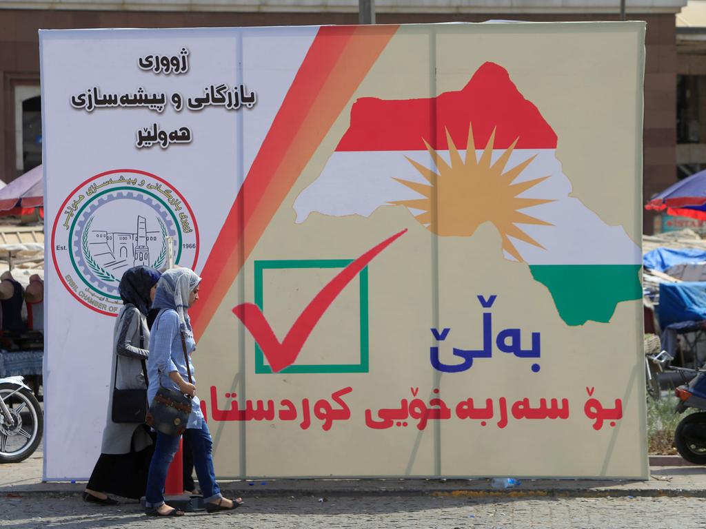 Συνεχίζεται η ψηφοφορία για την δημιουργία ανεξάρτητου Κουρδιστάν – Απαγόρευση κυκλοφορίας στο Κιρκούκ (φωτό) (upd)