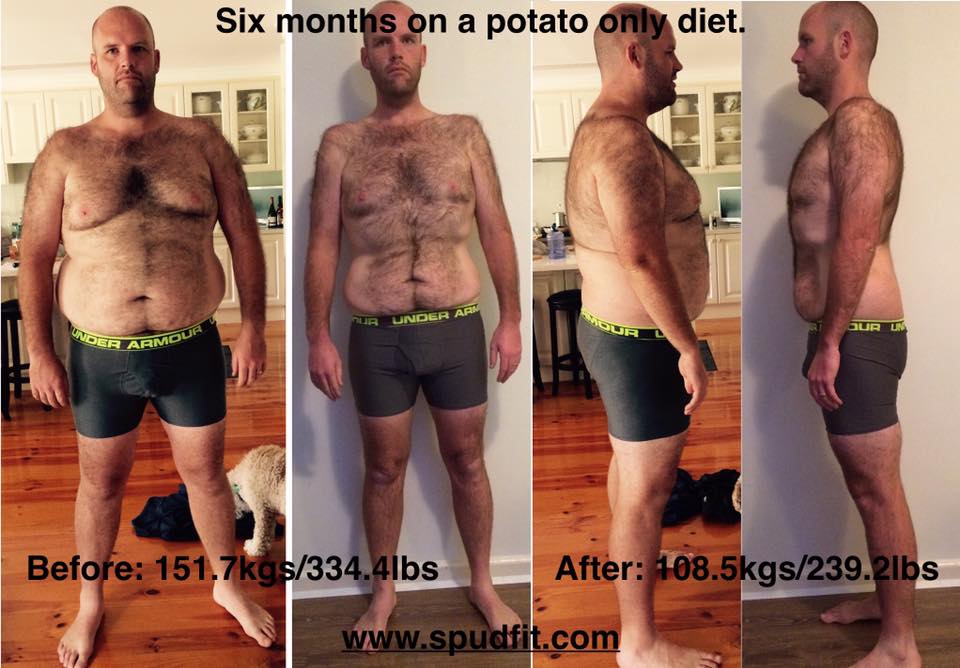 Αυτός ο Αυστραλός έτρωγε αποκλειστικά πατάτες για ένα ολόκληρο χρόνο και έχασε 50 κιλά! (φωτό)
