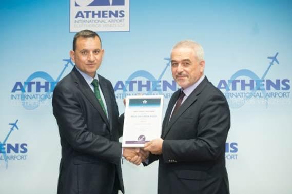 Η IATA απονέμει το “Fast Travel Gold Award” στο αεροδρόμιο της Αθήνας