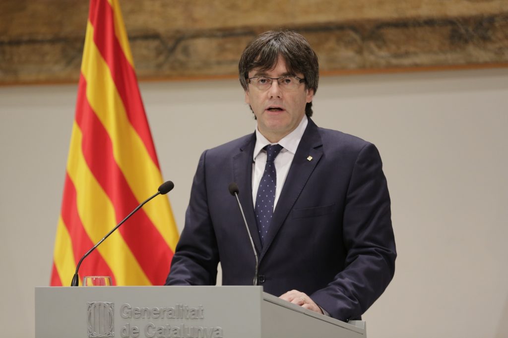 «Έτοιμος για όλα» ο Πρόεδρος της Καταλονίας: «Δεν θα απαρνηθούμε τα δικαιώματά μας για αυτοδιάθεση»