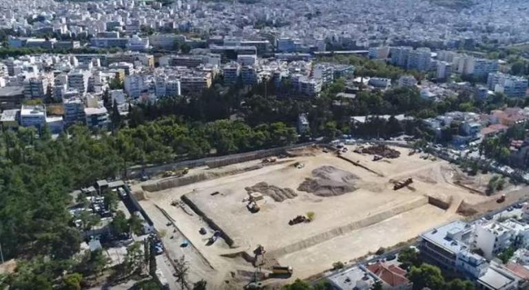 Drone καταγράφει τις εργασίες στο οικόπεδο όπου θα στεγαστεί το γήπεδο της ΑΕΚ (βίντεο)