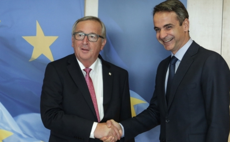 Συνάντηση Κ. Μητσοτάκη με Ζ.-Κ. Γιούνκερ – Η Ελλάδα και η ΕΕ στο επίκεντρο