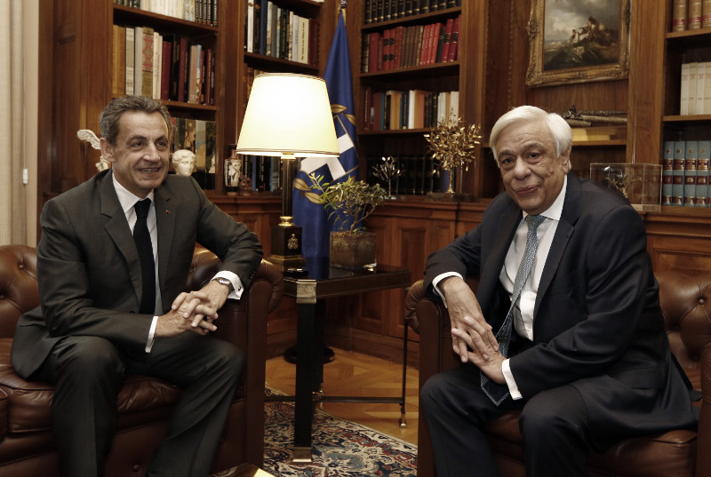 Συνάντηση Πρ. Παυλόπουλου με Νικολά Σαρκοζί: «Ήμουν αντίθετος στο Grexit» (φωτό)