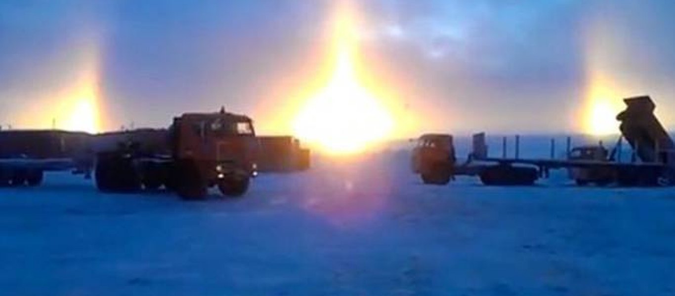 Τρεις «πύρινες» μπάλες στον ουρανό σηματοδοτοούν πως «έρχεται» βαρύς χειμώνας! (βίντεο)