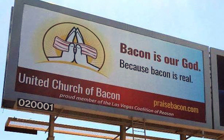 Μόνο στις ΗΠΑ: Κι όμως υπάρχει Εκκλησία του Μπέικον!