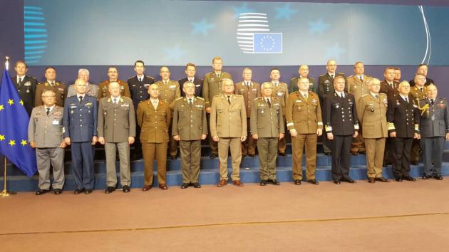 Ο αρχηγός ΓΕΕΘΑ στη Σύνοδο της Στρατιωτικής Επιτροπής της Ευρωπαϊκής Ένωσης