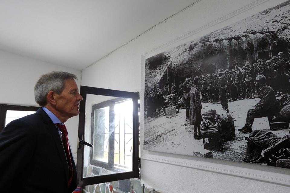 Στο οχυρό-μνημείο Ρούπελ ο γενικός πρόξενος της Γερμανίας στη Θεσσαλονίκη (φωτό)