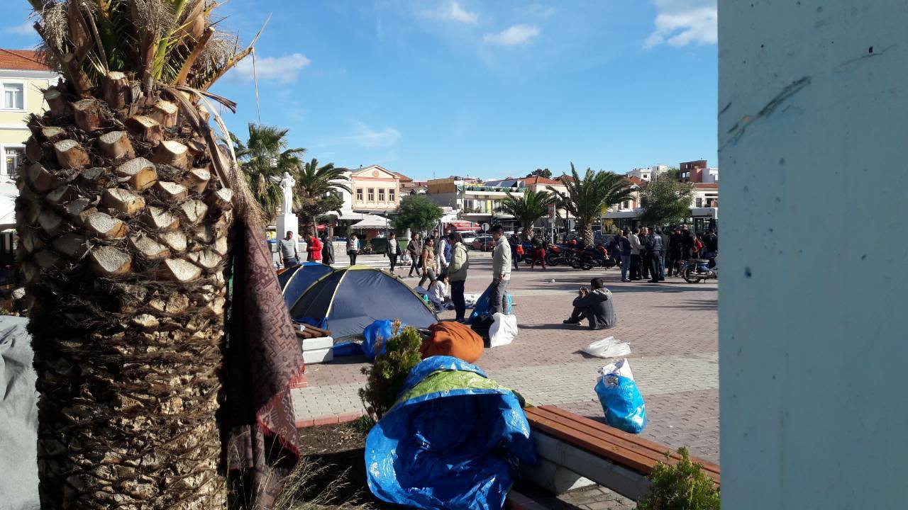 Μυτιλήνη: Ένταση μεταξύ πολιτών και παράνομων μεταναστών