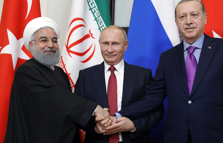 Συμφωνία Ρωσίας, Ιράν και Τουρκίας για μια «ενιαία Συρία» (φωτό, βίντεο)