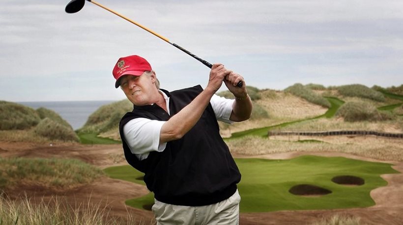 Ντόναλντ Τραμπ: Μετά το γραφείο…ώρα για γκολφ!