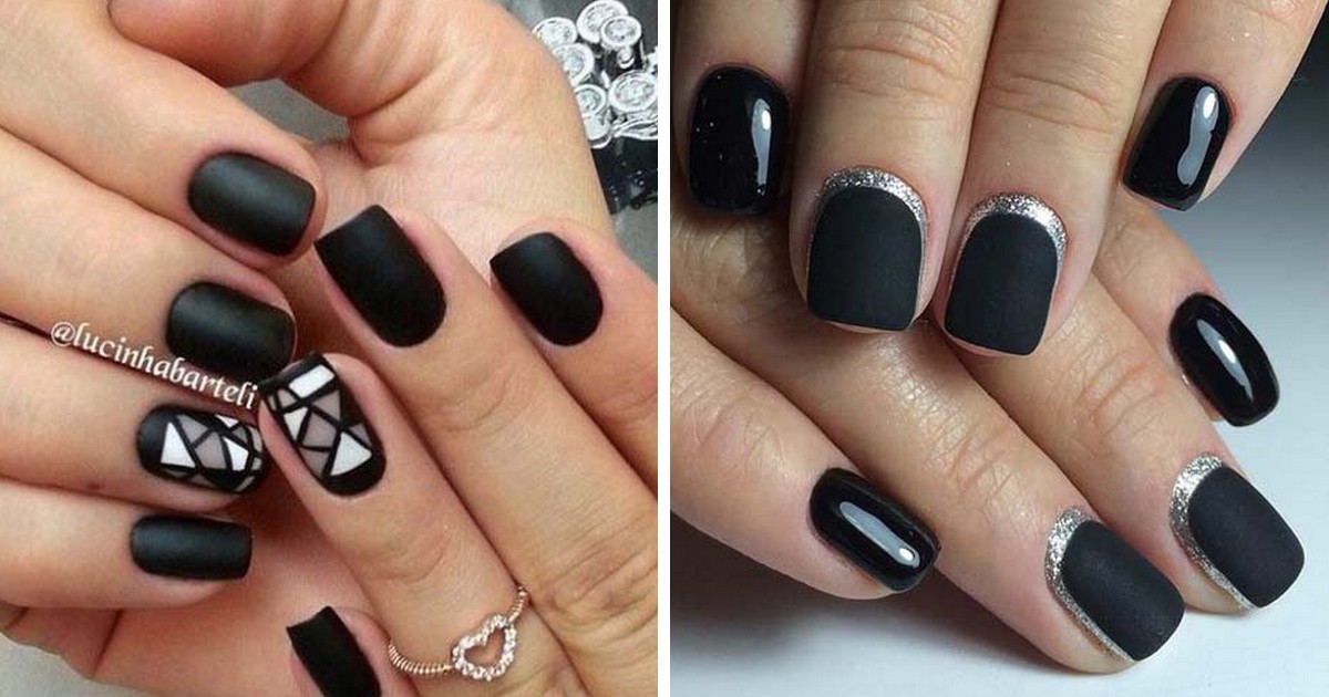 Mανικιούρ για όσες αγαπούν τα σκούρα χρώματα στα νύχια