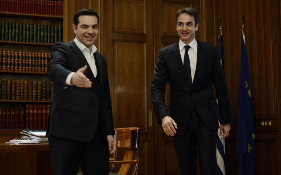 Μπροστά η ΝΔ μπροστά με 12.86% διαφορά από τον ΣΥΡΙΖΑ σύμφωνα με δημοσκόπηση της  Opinion Poll