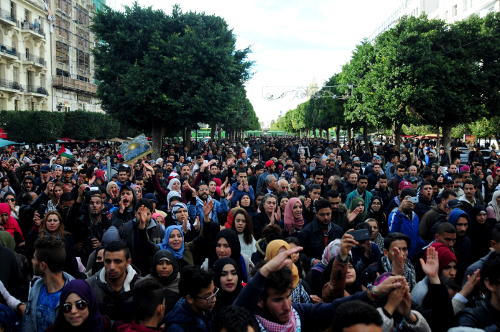 Έξαλλοι οι Τυνήσιοι  μετά την απόφαση Τραμπ για την Ιερουσαλήμ- Βγήκαν στους δρόμους [φωτο]