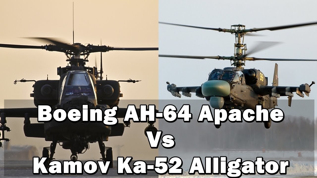 Kamov Ka-52 Vs Boeing AH-64 Apache – Δύο από τα καλύτερα επιθετικά ελικόπτερα στον κόσμο (βίντεο)