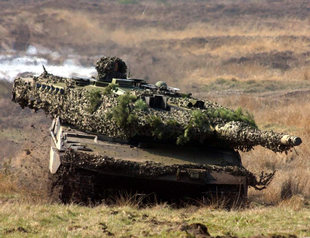 Sniper tank. Военный леопард.