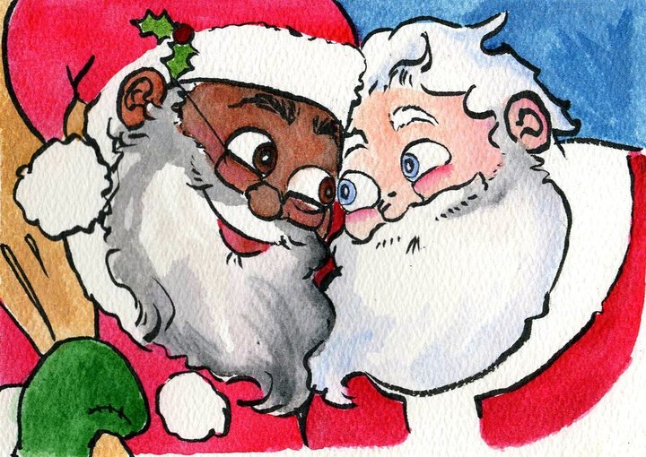 Μαύρος και ομοφυλόφιλος τώρα ο Santa Claus της «νέας» Δύσης (βίντεο)