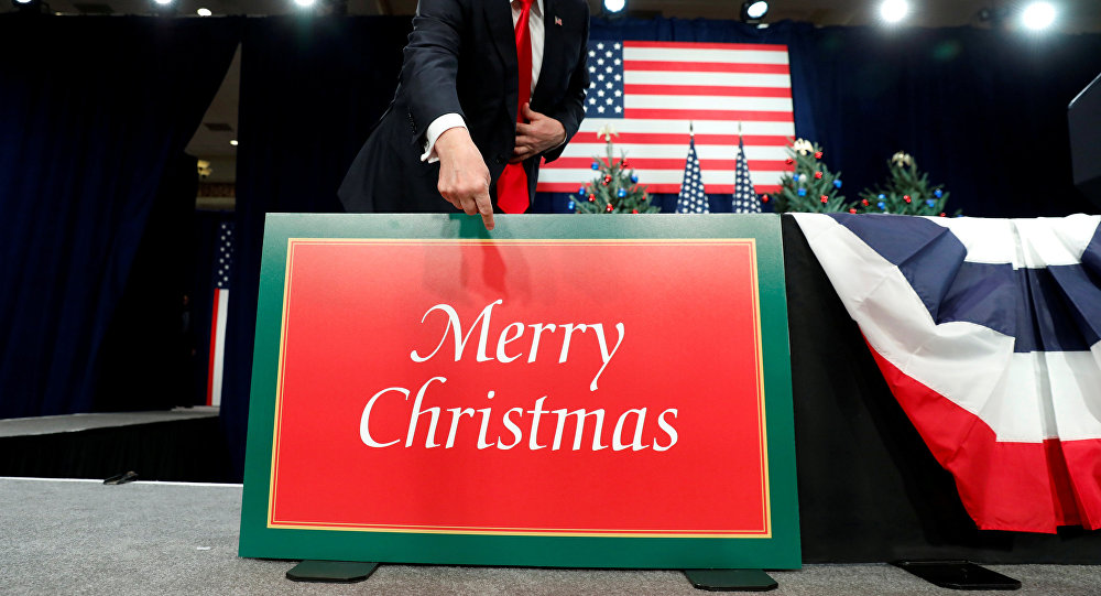 Ν.Τραμπ: «Τέρμα τα ‘καλές γιορτές’ των νεοταξιτών θα λέμε… ‘Καλά Χριστούγεννα’ και σε όποιον αρέσει» (βίντεο)