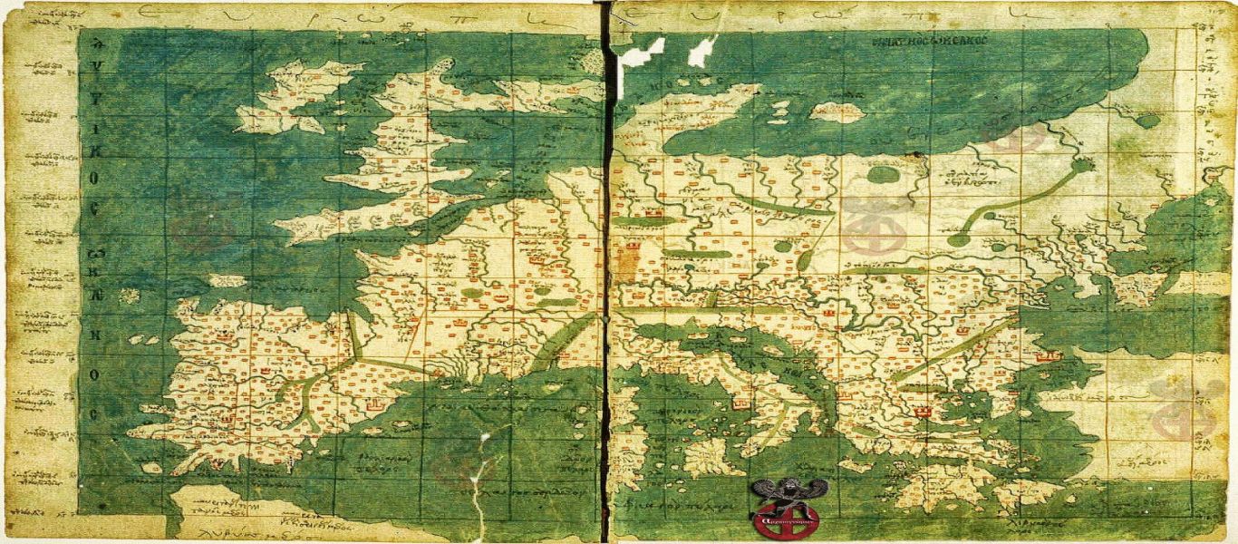 Ο σπανιότατος βυζαντινός χάρτης που βρίσκεται στη Μυστική Βιβλιοθήκη του Βατικανού! (φωτό)