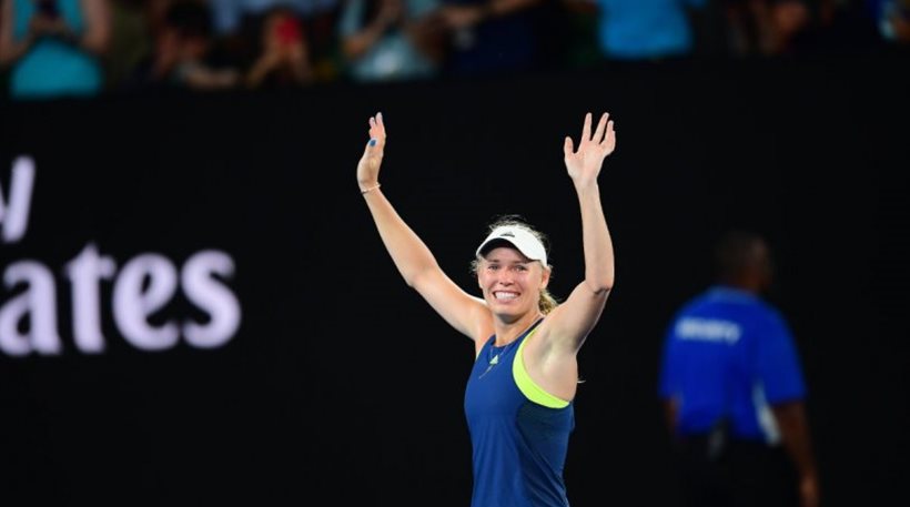 Τον πρώτο τίτλο της καριέρας της σε τουρνουά Grand Slam πανηγυρίζει η Καρολίνε Βοζνιάκι (βίντεο)
