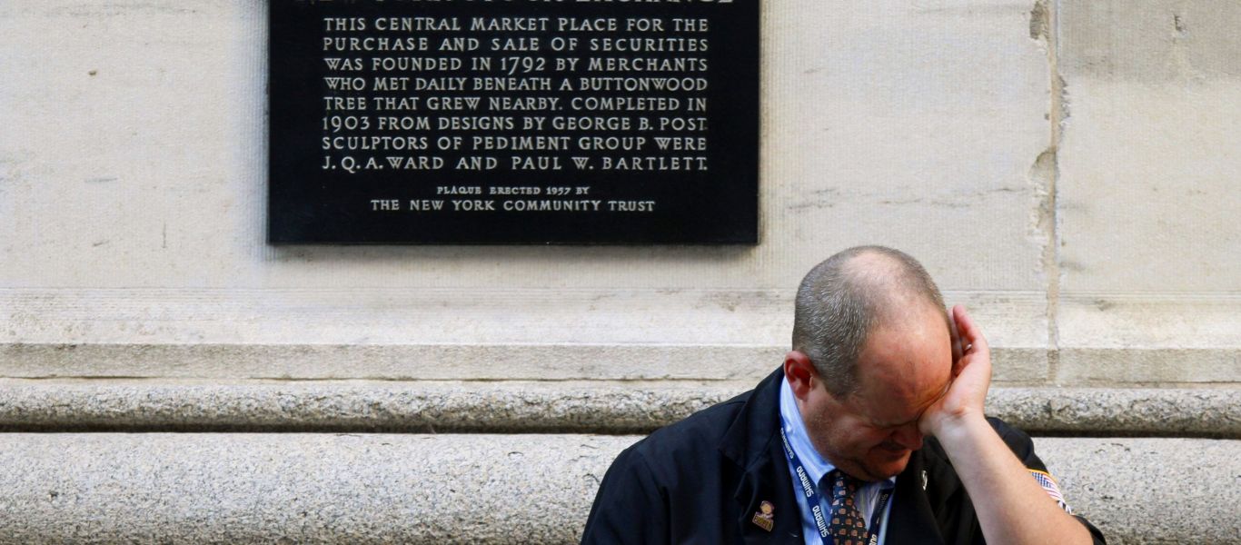 Wall Street: Εφιαλτική  πτώση του Dow Jones σε μία ημέρα με 5% κάτω! – Σκάει η αμερικανική χρηματιστηριακή «φούσκα»;