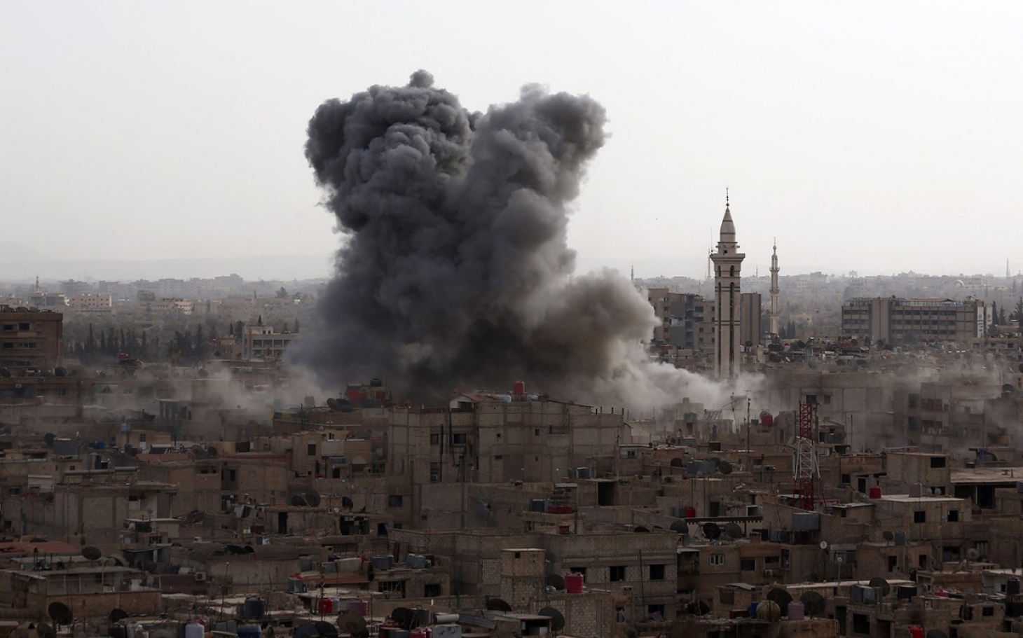 Βομβαρδισμός θέσεων του συριακού στρατού κοντά στη Δαμασκό από ισραηλινά αεροσκάφη