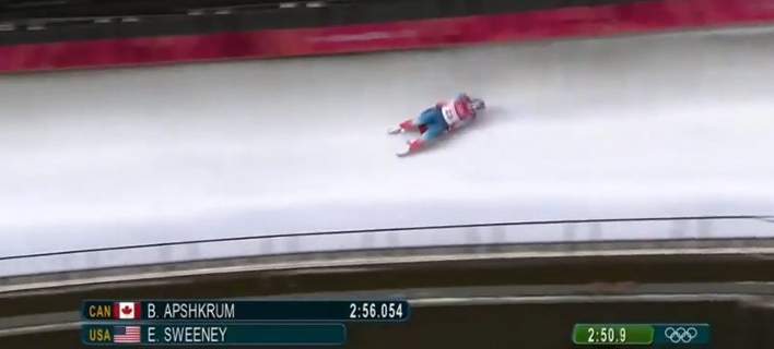 Ατύχημα στους Χειμερινούς Ολυμπιακούς Αγώνες! Αμερικανίδα έχασε τον έλεγχο στο λουτζ (βίντεο)