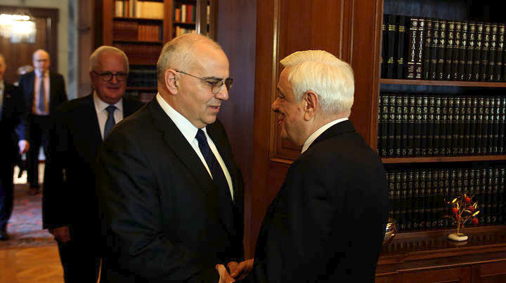 Συνάντηση του Πρ. Παυλόπουλου με την Ελληνική Ένωση Τραπεζών