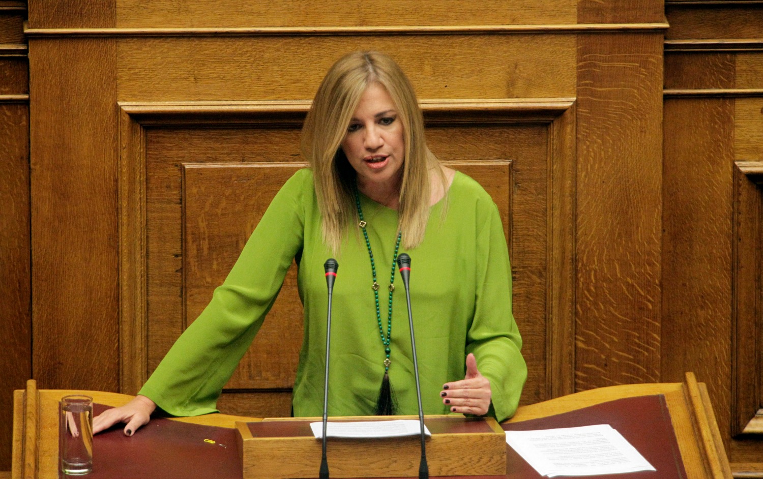 Φώφη Γεννηματά: «Μοναδική έγνοια του κ. Τσίπρα τα κομματικά οφέλη από την Novartis»