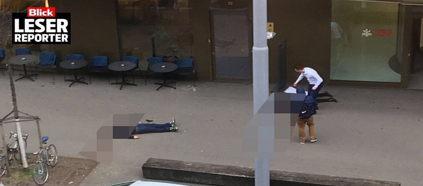 Ζυρίχη: Δύο νεκροί από πυροβολισμούς έξω από τράπεζα (φωτό) (upd)