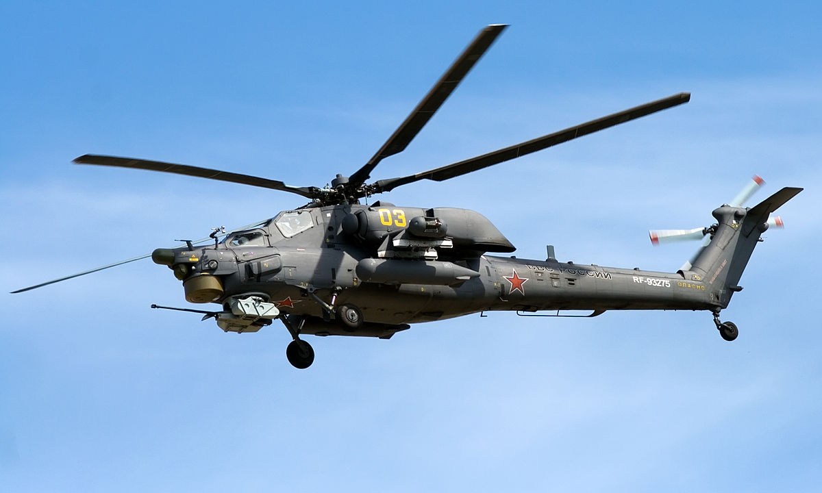 Ρωσικό επιθετικό ελικόπτερο πλήττει στόχους με κατάδειξη από Spetsnaz