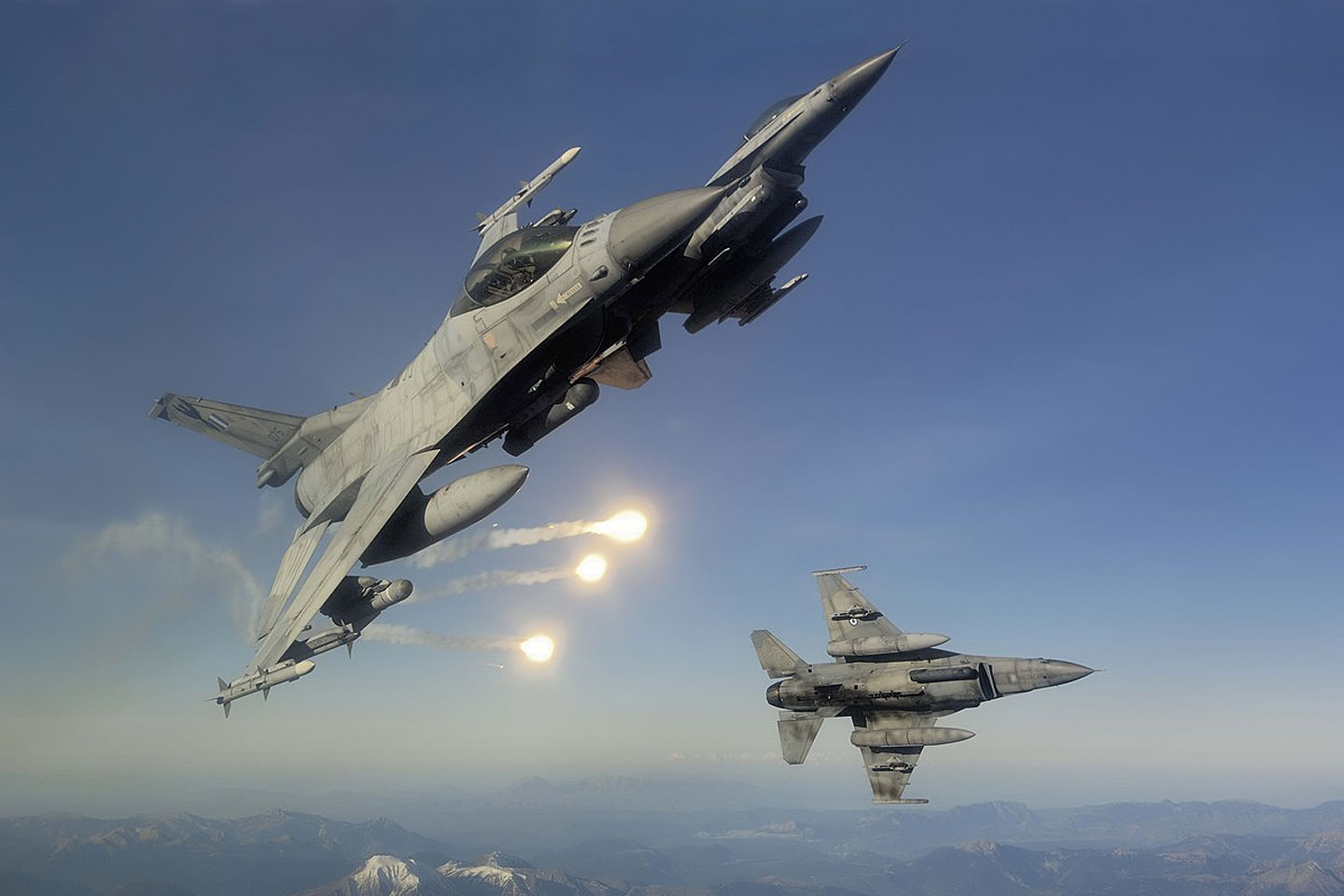Τρεις σκληρές εμπλοκές με μαχητικά της τουρκικής Αεροπορίας στο Αιγαίο