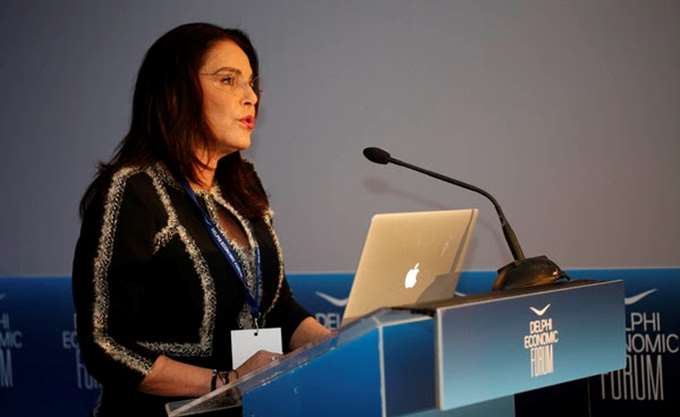 Εντυπωσίασε η Κ.Παναγοπούλου με την ομιλία της στο Οικονομικό Φόρουμ των Δελφών