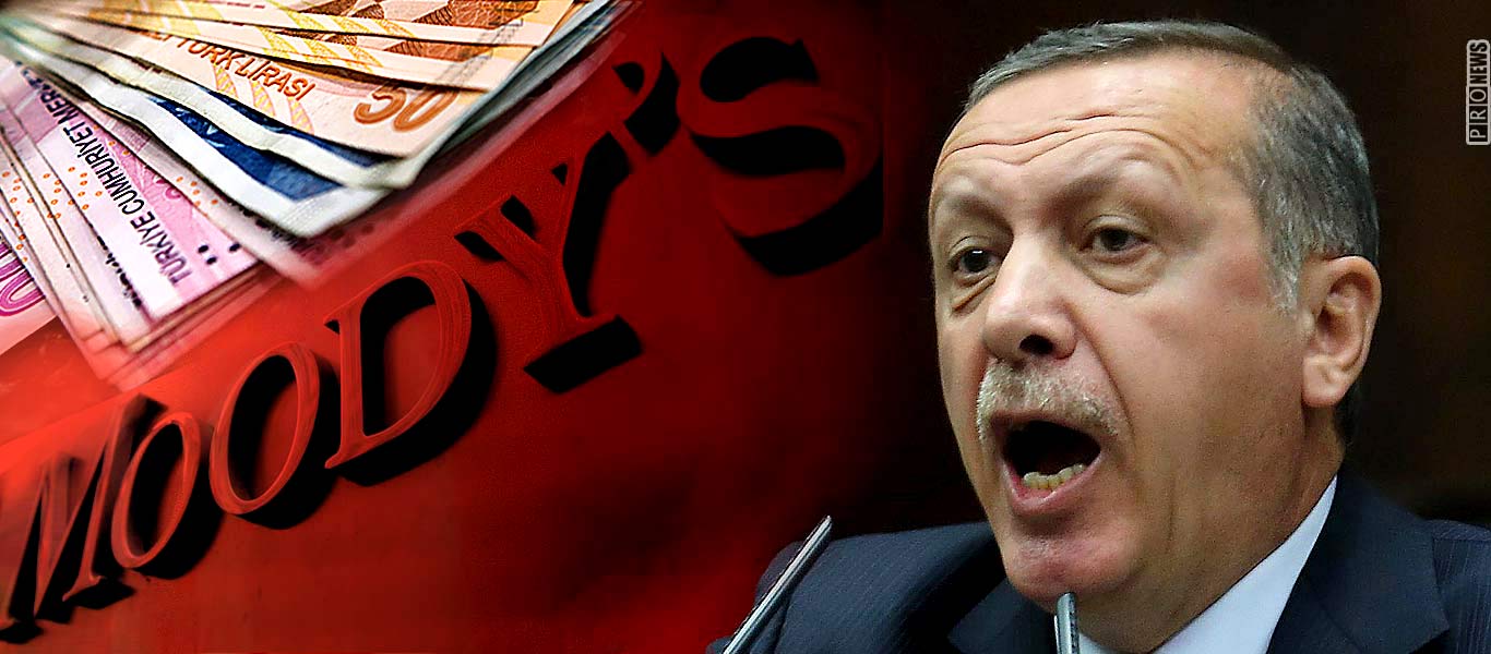 Οργή Ερντογάν από την υποβάθμιση της Τουρκίας από την Moody’s: «Υποβαθμίζετε εμάς ενώ οι Έλληνες καταποντίζονται;»!