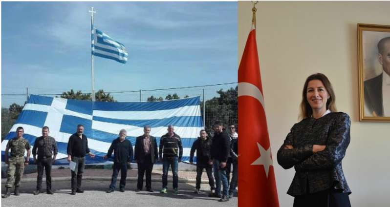 Oι Κρητικοί εμπόδισαν την επίσκεψη της Τουρκάλας προξένου λόγω της ομηρίας των 2 Ελλήνων στρατιωτικών