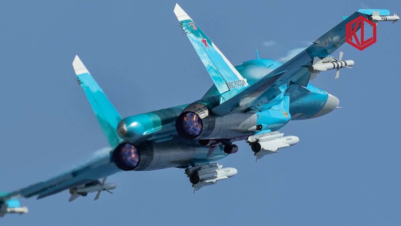Ρωσική προειδοποίηση: Πάνοπλα ρωσικά μαχητικά Su-34 με βλήματα αέρος-επιφανείας πάνω από την Ταρτούς