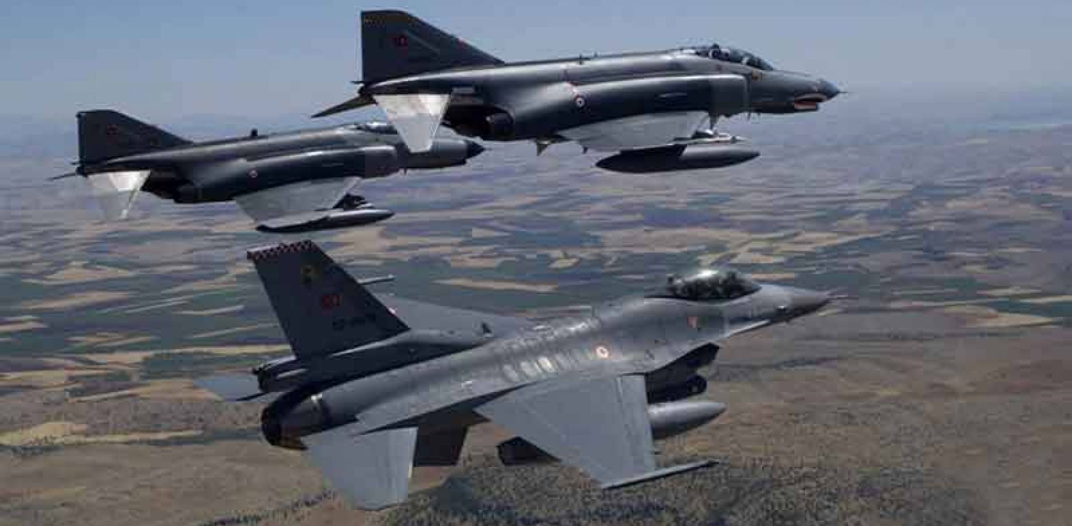 Οι Τούρκοι κάνουν επίδειξη διαθεσιμοτήτων: 10 F-16 έστειλαν για παραβιάσεις του Εθνικού Εναέριου Χώρου