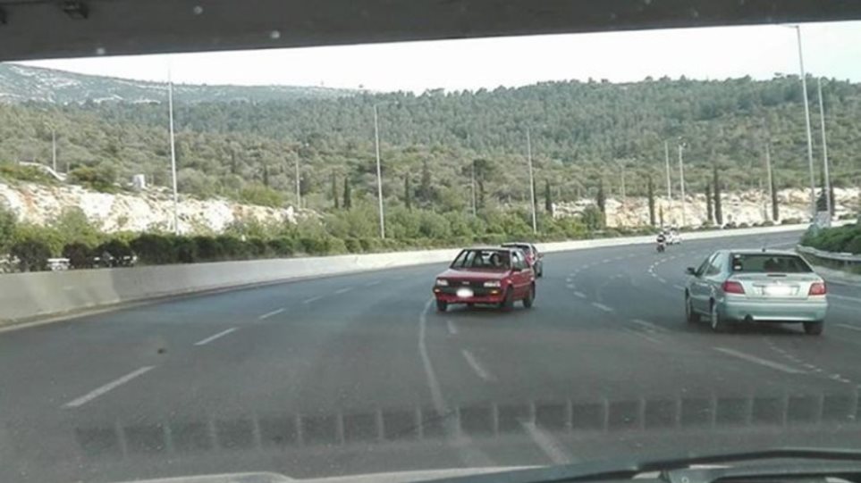 Γυναίκα οδηγός μπήκε ανάποδα στο ρεύμα της περιφερειακής Υμηττού
