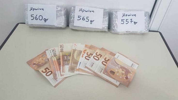Θεσσαλονίκη: Σύλληψη  Ελληνίδας και Μαροκινού για ναρκωτικά – Πάνω από 1,5 κιλό ηρωίνη βρέθηκε στο διαμέρισμά τους