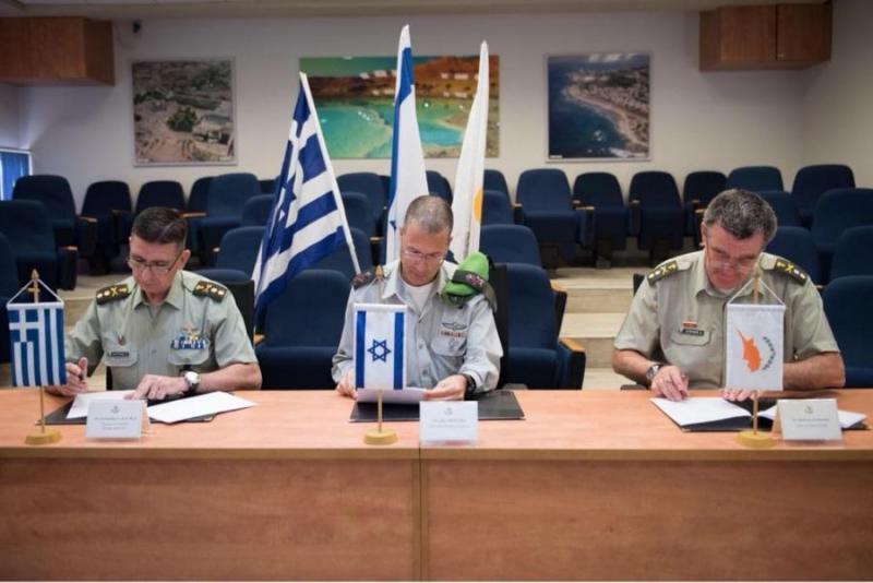 Συνάντηση στρατιωτικής συνεργασίας Ελλάδας-Κύπρου-Ισραήλ