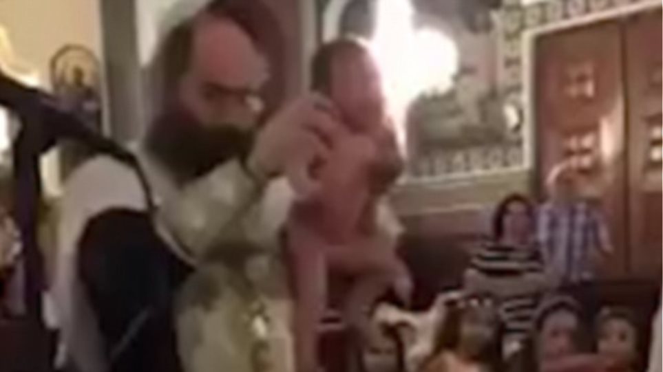 Βίντεο: Η πιο «βίαιη» ορθόδοξη βάπτιση… στην Κύπρο!