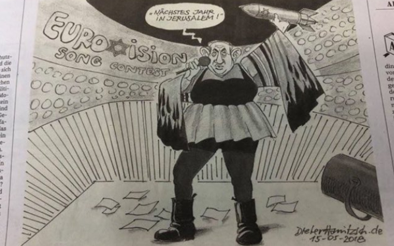 Αποσύρθηκε γελοιογραφία της Sueddeutsche Zeitung με τον Νετανιάχου ως… Νέτα  γιατί κρίθηκε «αντισημιτική»