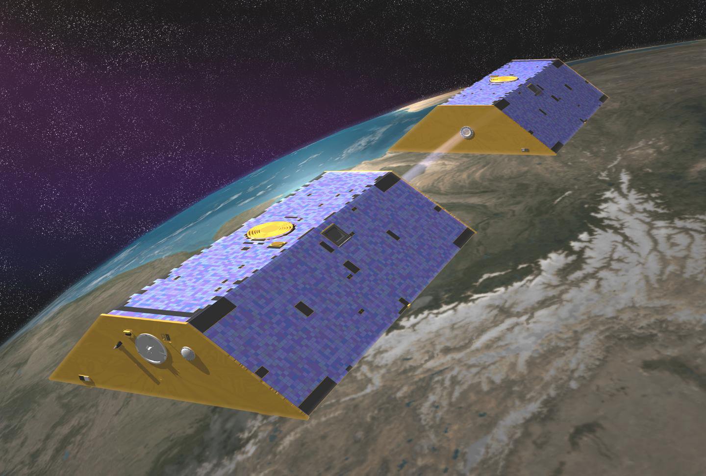 Σε τροχιά δύο δορυφόροι GRACE από ΗΠΑ και Γερμανία – Θα παρακολουθούν τις αλλαγές στο νερό της Γης