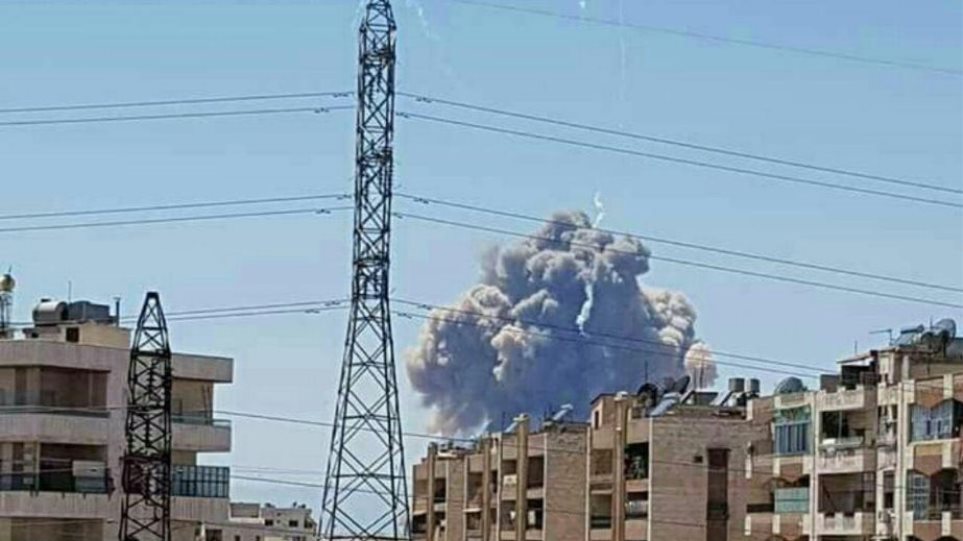 Επίθεση με πυραύλους στο στρατιωτικό αεροδρόμιο της Χάμα στη Συρία