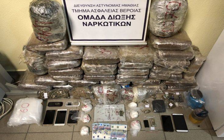 Θεσσαλονίκη: Σύλληψη δύο 31χρονων Αλβανών για διακίνηση κάνναβης και κοκαΐνης (φωτό)