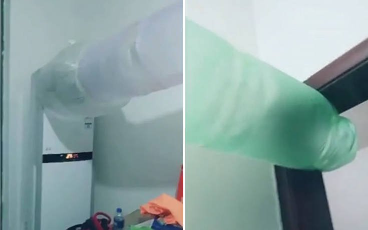 Κίνα: Πρωτότυπη πατέντα από οικογένεια – Έφτιαξαν κλιματιστικό με πλαστικές σακούλες! (βίντεο)