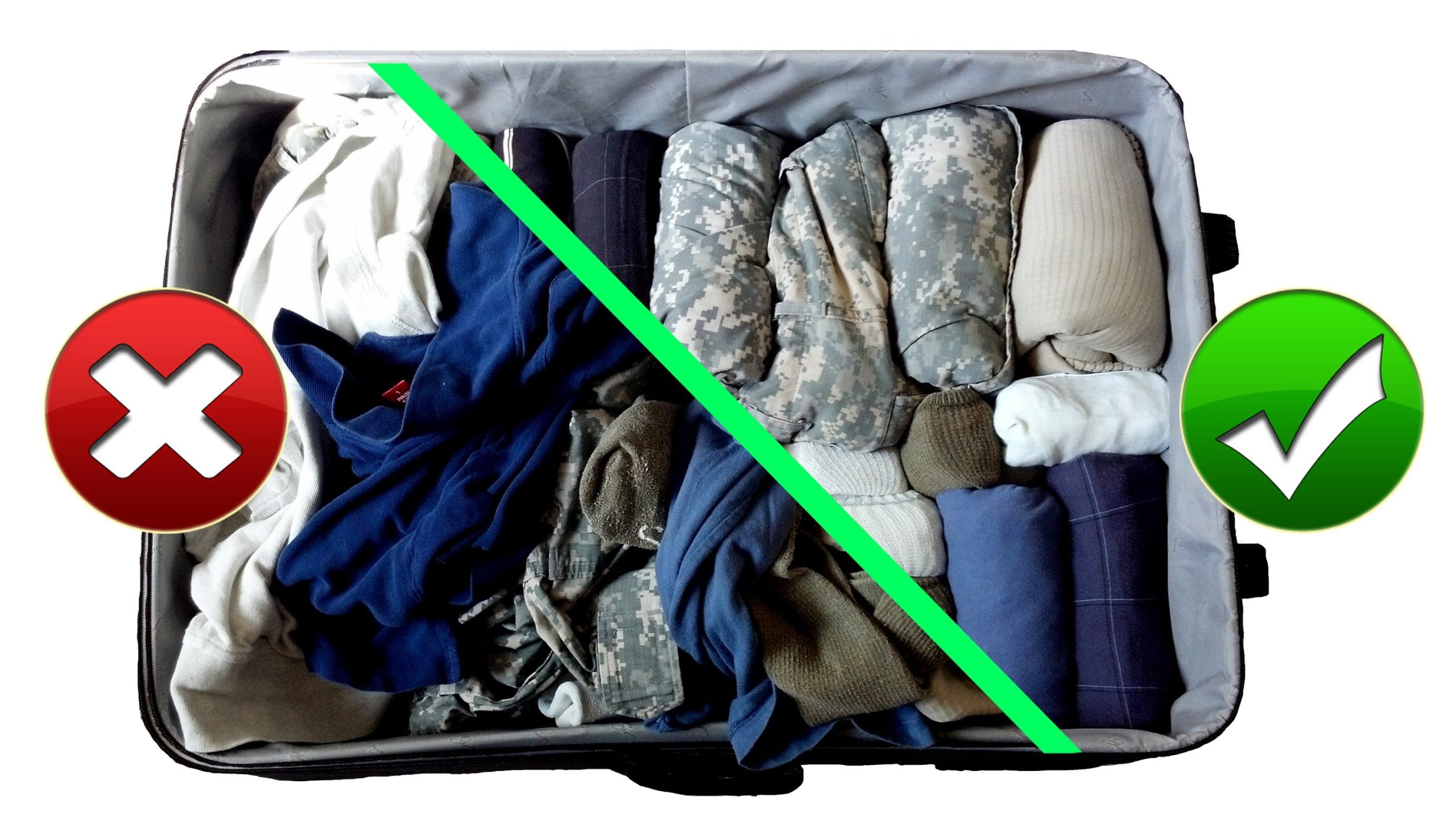 Τι να κάνετε για να χωρέσουν όλα τα πράγματα στη βαλίτσα σας; (βίντεο)
