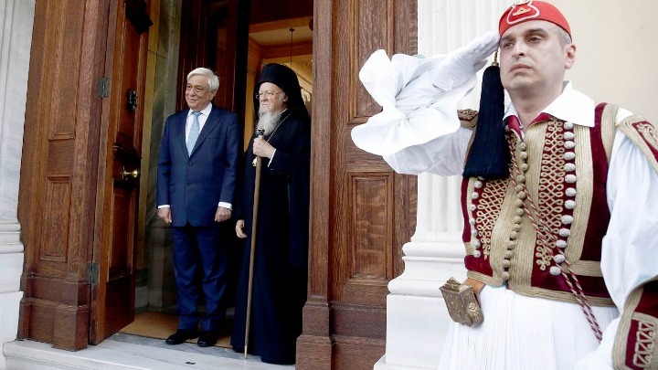 Συνάντηση του Πρ. Παυλόπουλου με τον Οικουμενικό Πατριάρχη Βαρθολομαίο