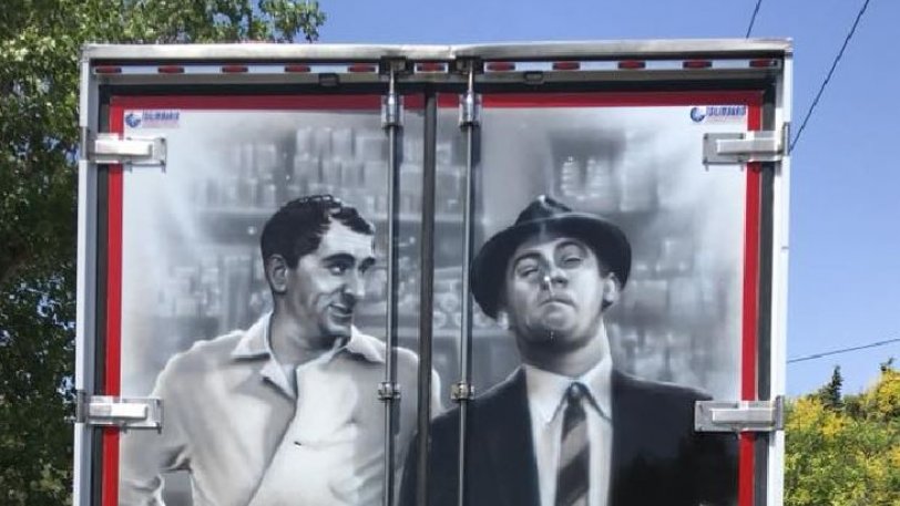 Απίστευτος οδηγός φορτηγού ζωγράφισε σκηνή από τον «Μπακαλόγατο»στο όχημά του! (φωτό, βίντεο)