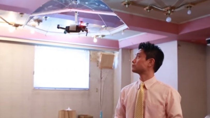 Βίντεο: Οι Ιάπωνες έφτιαξαν drone-ομπρέλα – Η τρέλα πάει… στην χώρα του Ανατέλλοντος Ηλίου